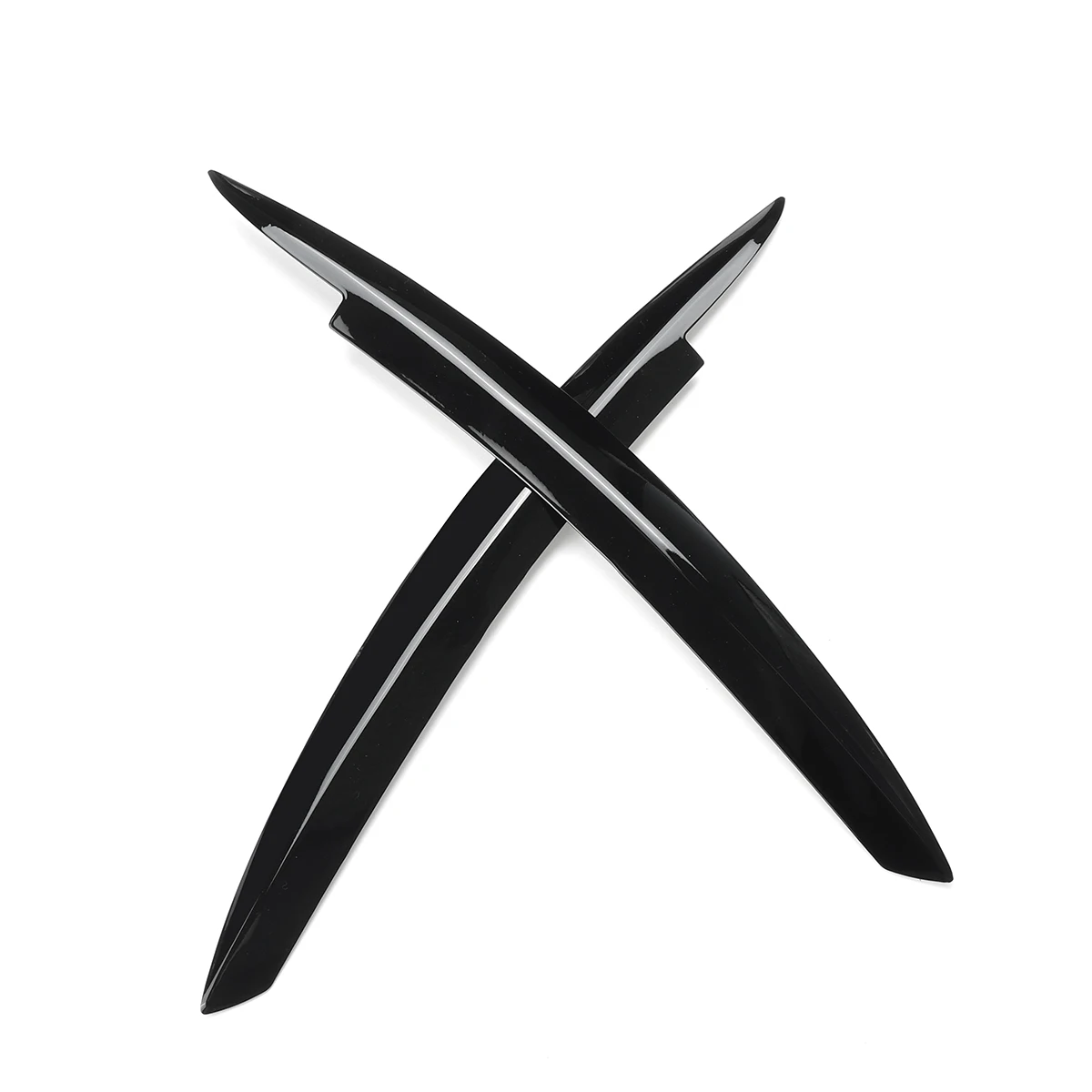 

Pair Car Headlight Eyebrow Eyelids ABS Stickers Trim Cover For VW GOLF VI MK6 2008-2013 For MK5 GTI R 2005-2007 Auto Styling