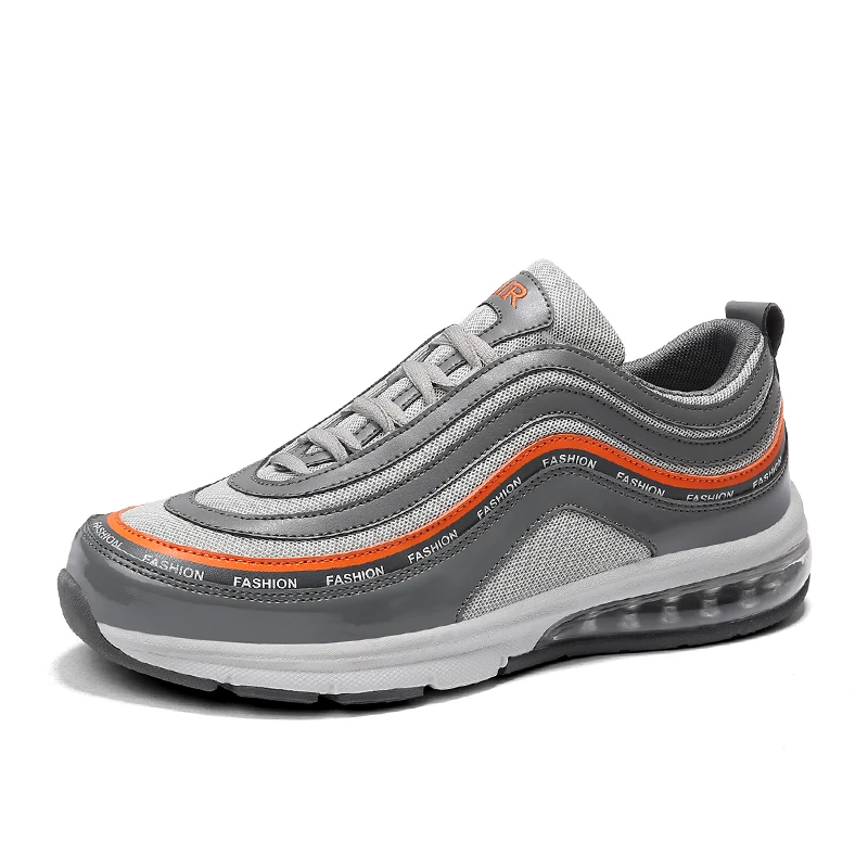 Брендовая новая спортивная обувь для мужчин дышащая износостойкая с сеткой на