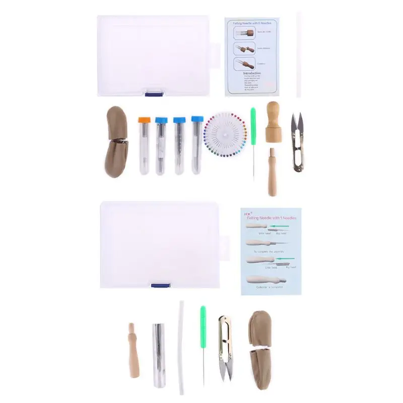 1 комплект портативный шерстяной войлок инструменты игла для валяния стартовый