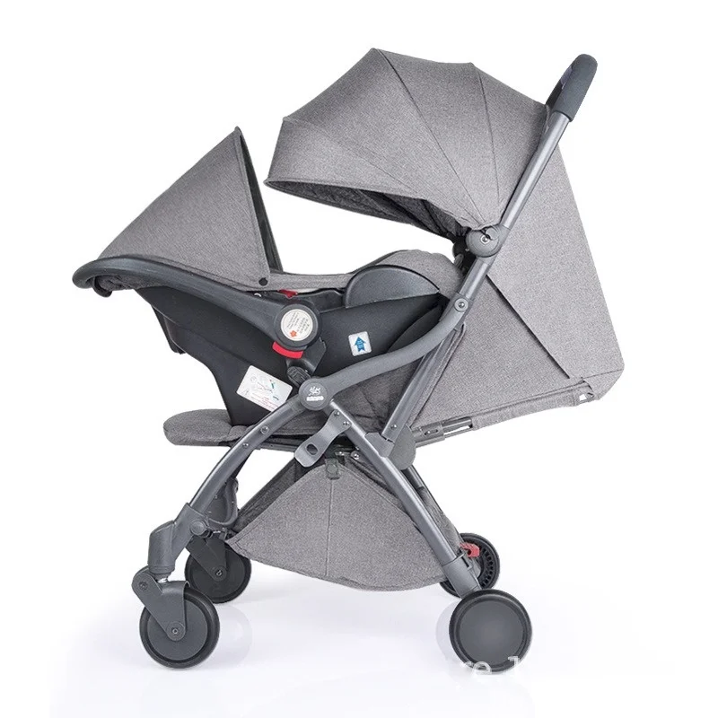 2021 New Three-in-one Stroller German Technology Design Portable Automatic Folding Light Baby Umbrella Stroller