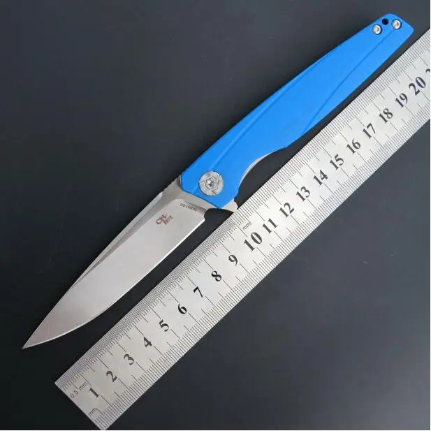 Blue Eafengrow CH3007 складной нож CH D2 стальное лезвие+ G10 ручкой, карманный нож для повседневного использования, Охота Отдых на природе нож для повседневного использования, инструмент - Цвет: Blue