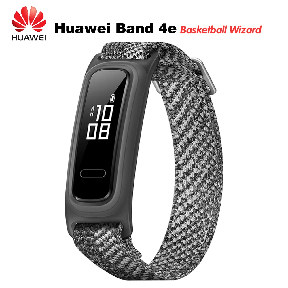 Умный Браслет huawei Band 4e, баскетбольный мастер, монитор осанки для бега, 2 режима ношения, 5 АТМ, Водонепроницаемый Фитнес-браслет