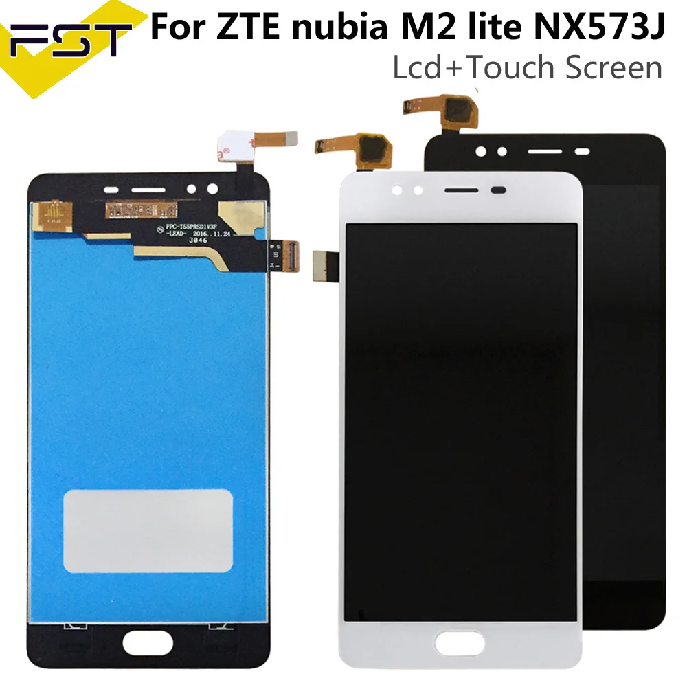 ЖК дисплей и сенсорный экран в сборе для ZTE nubia M2 lite NX573J аксессуары телефона +