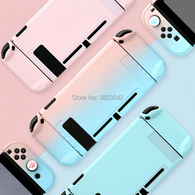 Цветной пластиковый защитный чехол Nintendo Switch Жесткий Чехол для игровой консоли