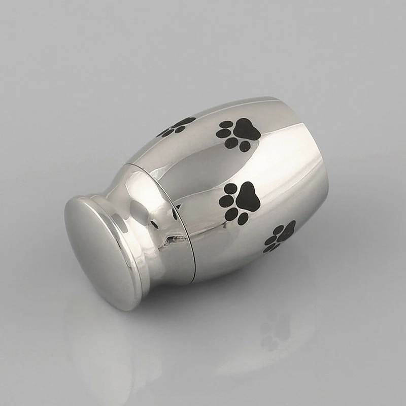 Нержавеющая сталь мини урны для домашних животных кошка собачья лапа и сердце