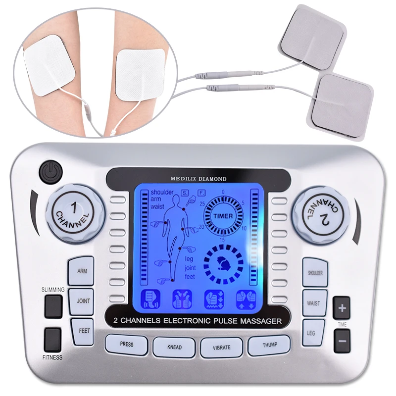 electronic pulse massager/tens ems machine massager/electrical nerve muscle stimulator/low frequency physiotherapy device