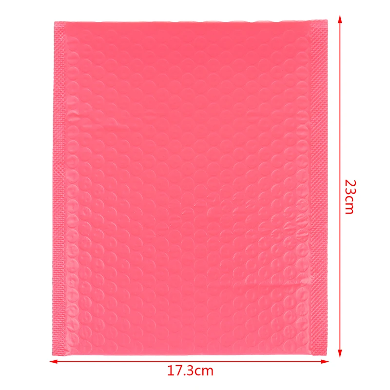 

10pcs Pink Bubble Envelope Foam Foil Shipping Mailing Bag Bubble Mailer Envelopes for Gift Packaging 173*230mm