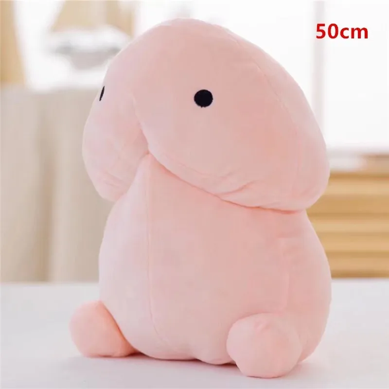50cm 10/20 Вт, 30 Вт, 50 см забавные пенис плюшевые игрушки и куклы из мультфильма мягкие чучела с презентабельным видом: имитация пениса, плюшевая игрушка-подушка Милая сексуальная игрушка в подарок для подруги - Цвет: 50cm