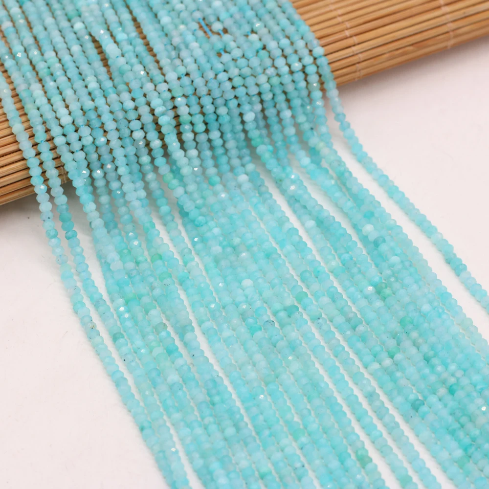 

Pure Natural Semi-precious Stones Faceted Tianhe Stones Ladies Beaded DIY Necklace Bracelet Jewelry Gift Making Wholesale 3x2Mm