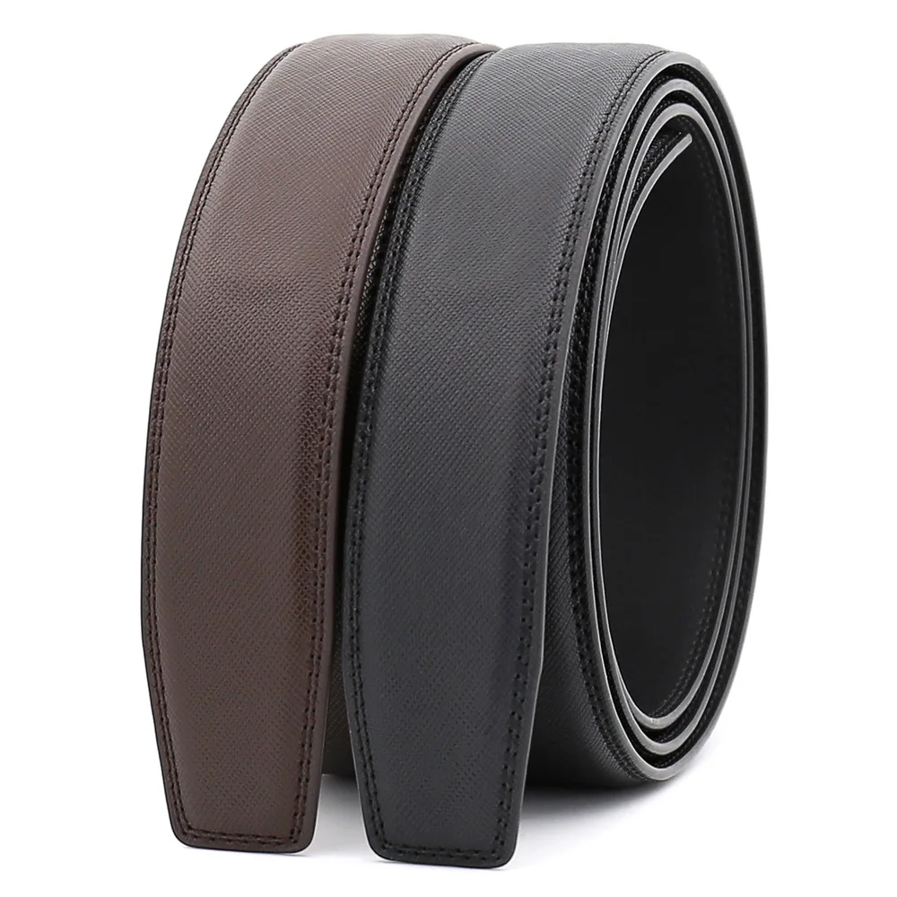 

New Male Automatic Buckle Belts No Buckle Belt Brand Men High Quality 3.1cm Genuine Strap Jeans Men and Women Real Leather Belt