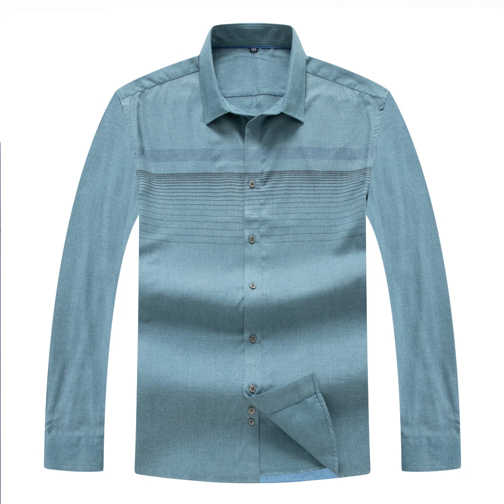 Брендовая мужская рубашка с длинным рукавом размера плюс 6XL 7XL 8XL