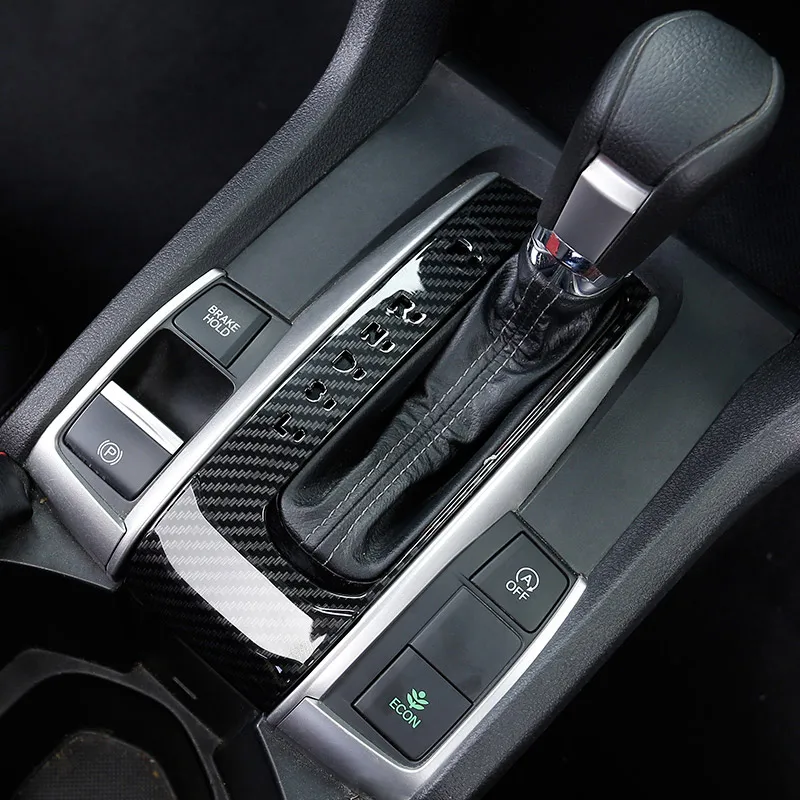 Центральный контроль интерьера из углеродного волокна переключения передач
