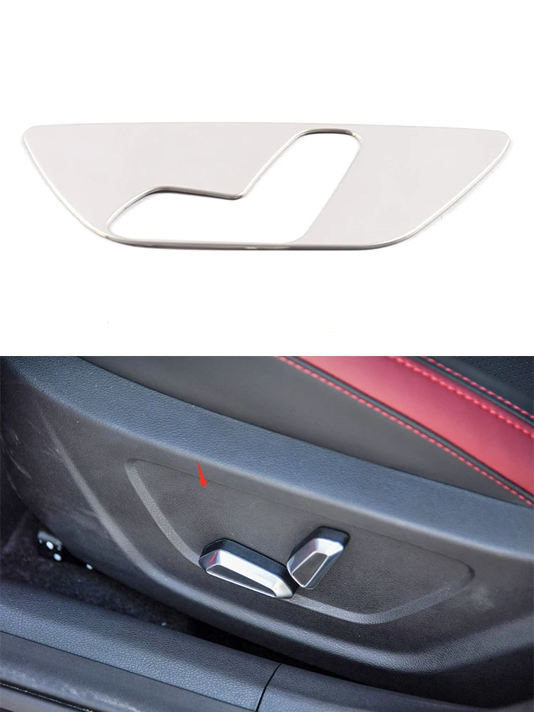 

Для Geely Coolray SX11 2018 2019 2020 кнопки регулировки интерьера сиденья отделка крышки декоративные панели из нержавеющей стали аксессуары