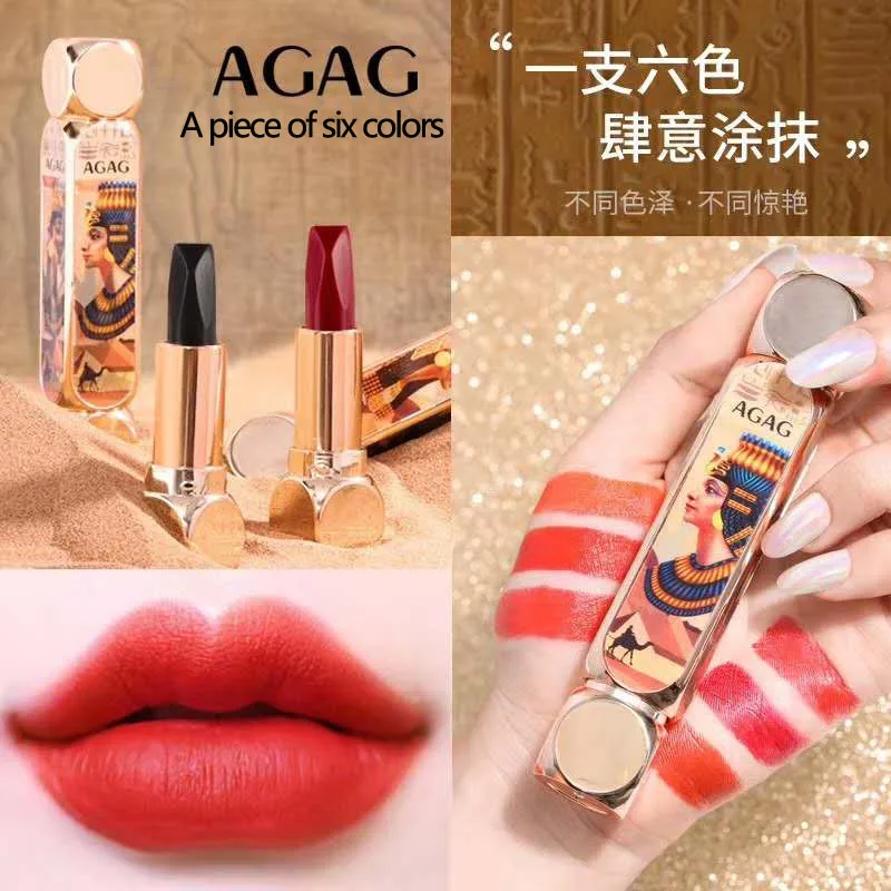 

Помада для макияжа, Профессиональная Матовая разноцветная долговечная Сексуальная Красная губная помада для макияжа, матовые помады для к...