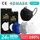 Маски для лица 4D Mascarilla fpp2 Homologada KN95, черные маски ffp2 fpp2, одобренные ffp2 mascarillas fpp2 colores