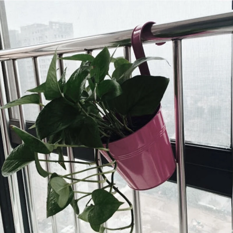 Подвесной цветочный горшок настенный бонсай съемный крючок для ванны подвесной