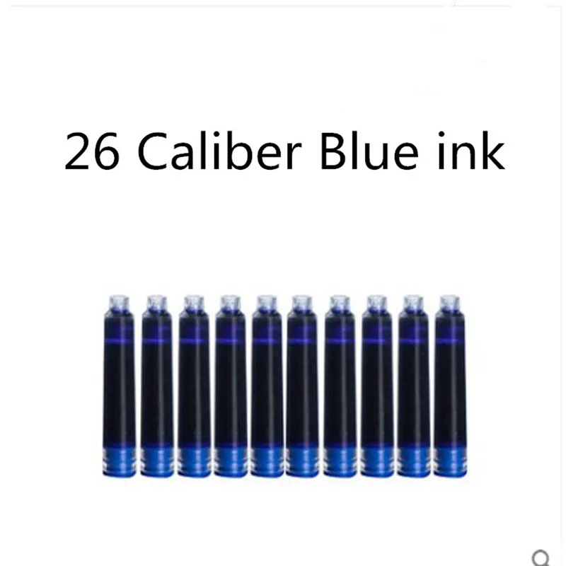 Чернильные стержни 10 шт. универсальные чернильные для перьевой ручки черные