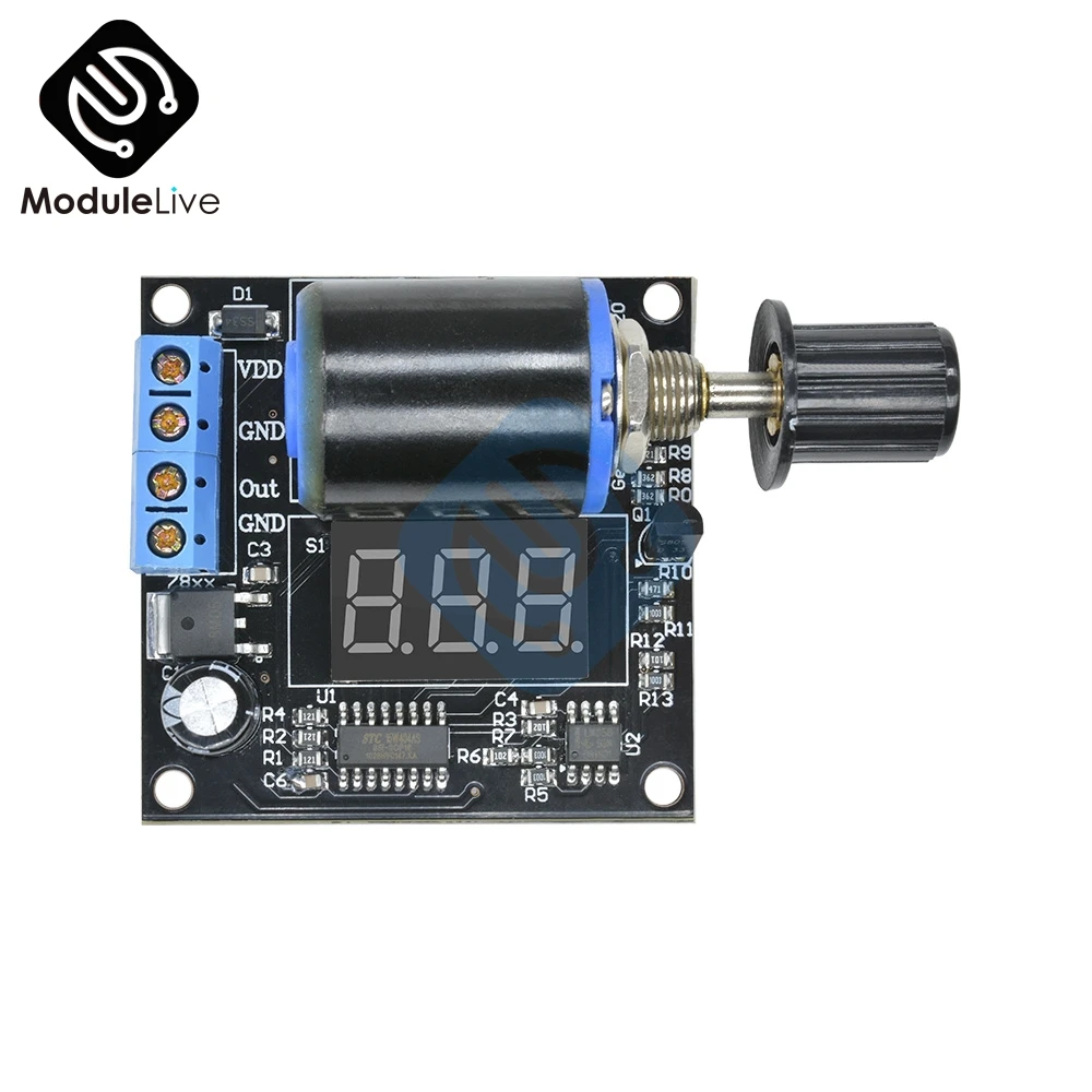 Цифровой генератор сигналов модуль Плата DC 12 В 24 В 4-20мА 3 цифры дисплей DIY Kit регулируемый ток точность частоты