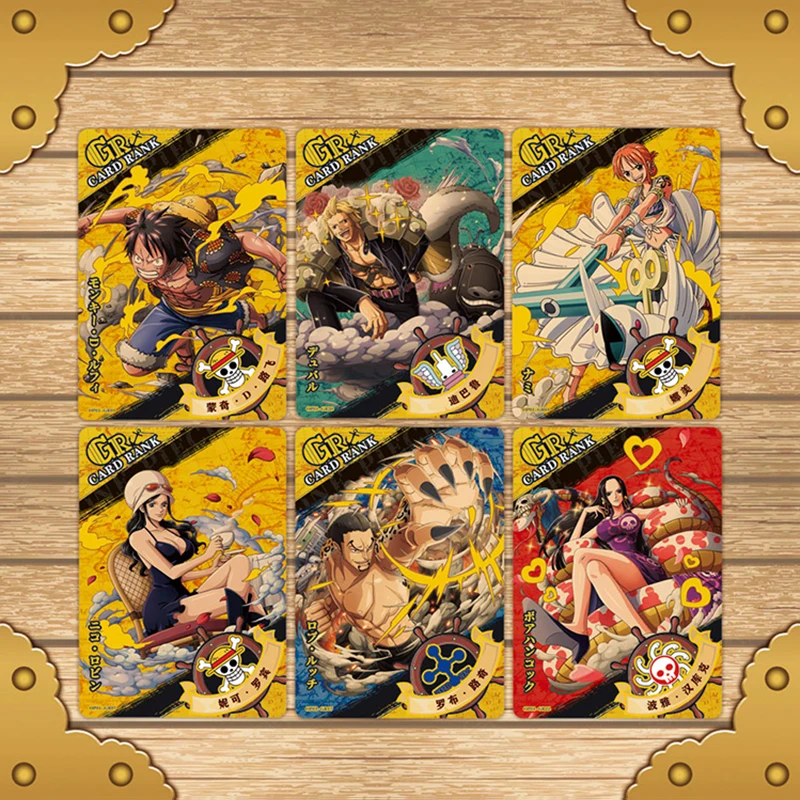 Luffy Roronoa Sanji Nami бумажная карта буквы одна игра Дети Аниме периферийный персонаж