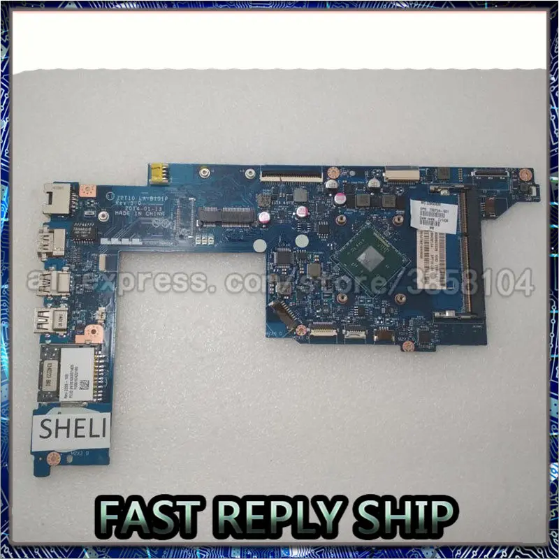 SHELI для HP 11 11-N X360 материнская плата ноутбуков ПК с N3520 процессор LA-B151P 755724-001 755724-501