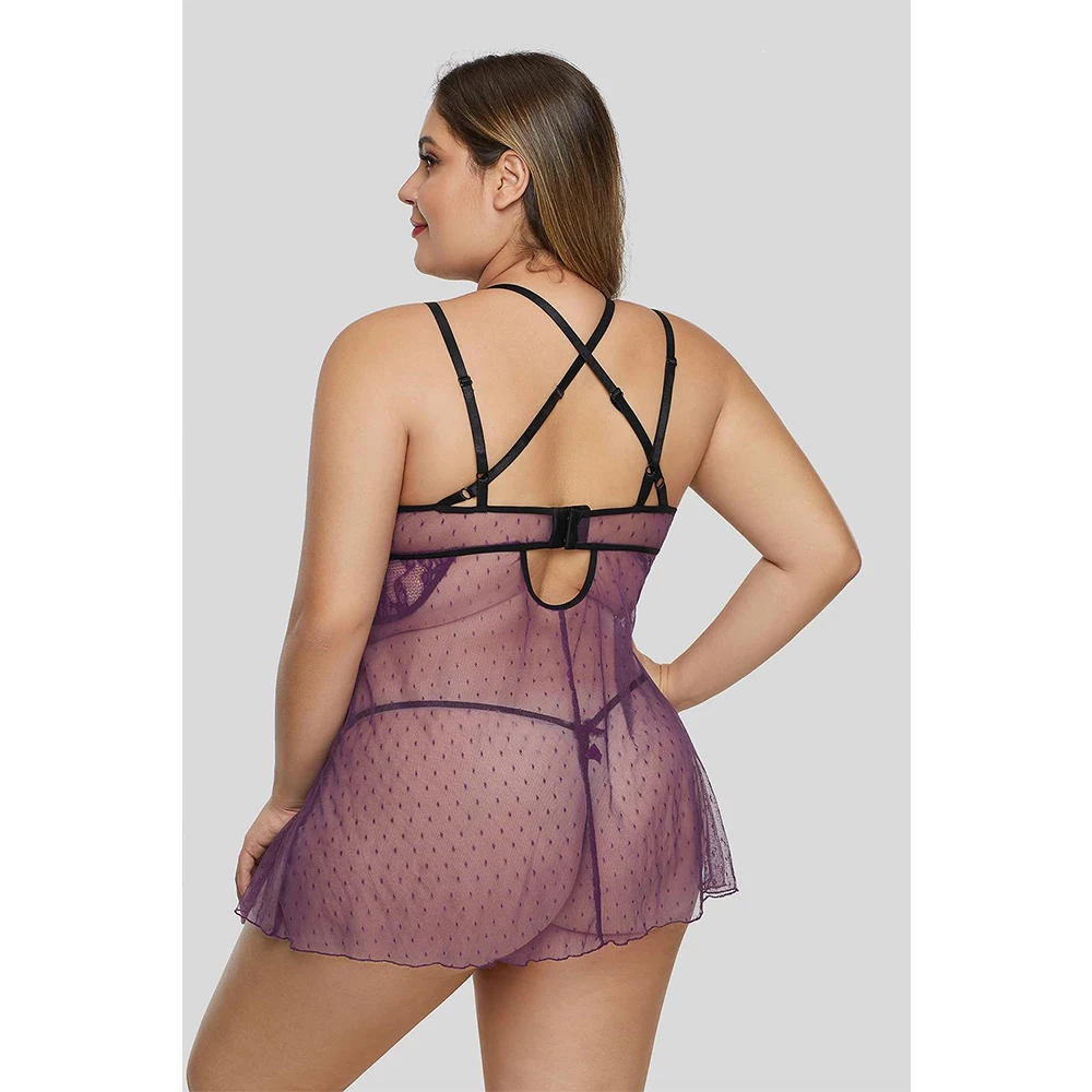 XL-5XL размера плюс Сексуальное Женское Белье Порно Babydoll эротическая одежда для сна