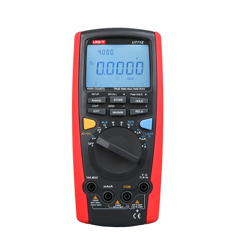 UNI-T UT71A/UT71B/UT71C/UT71D/UT71E Средний размер Интеллектуальные цифровые мультиметры; цифровой мультиметр, USB/Bluetooth связь - Цвет: 71E