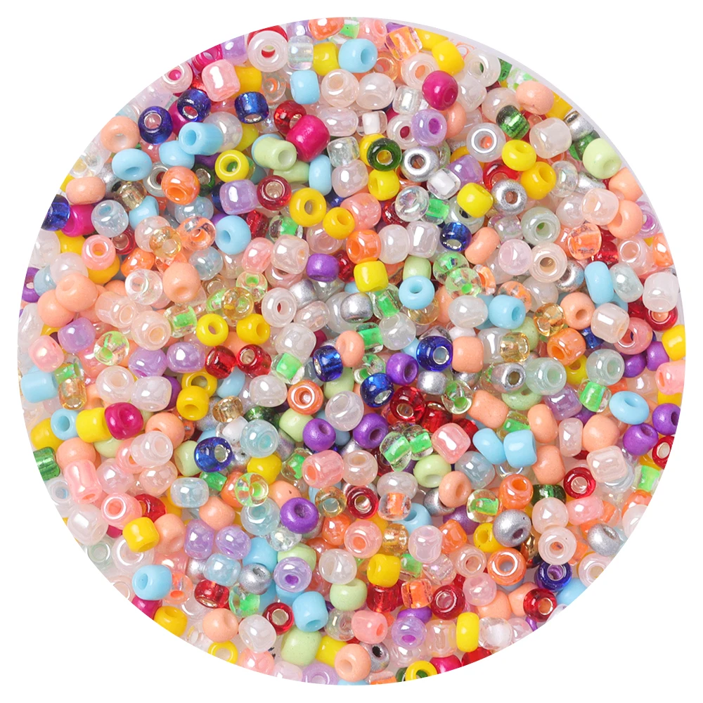 

Czech Crystal Spacer Czech Round Glass Seed Beads Bulk For Jewelry Making Handmade DIY Earring Necklace Charms Jewelry Making
