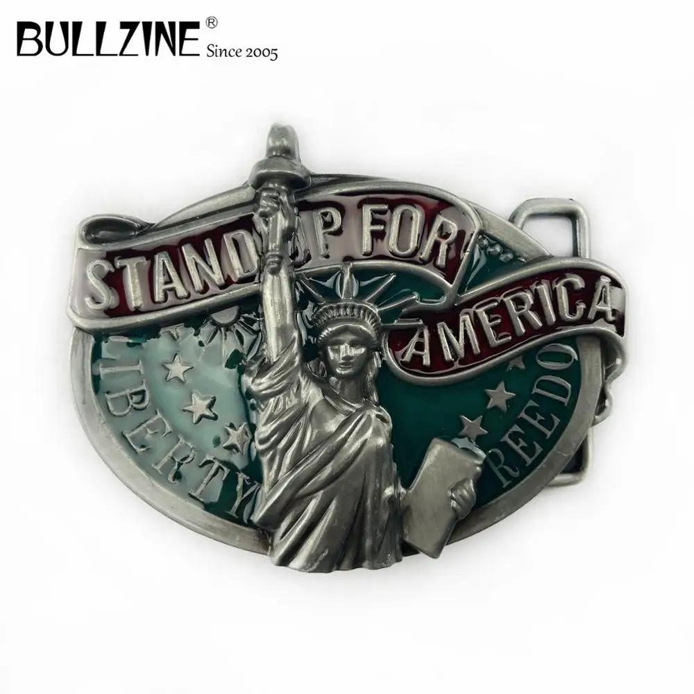 Оптовая продажа пряжка Bullzine из цинкового сплава для американского ремня с