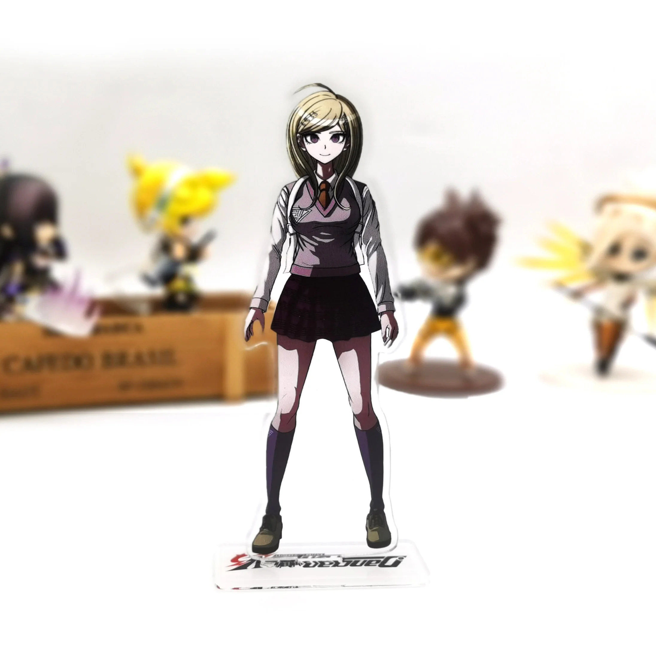 Danganronpa V3 Akamatsu Kaede Amashi Rantaro акриловые статуэтки стойки украшение стола торт Топпер