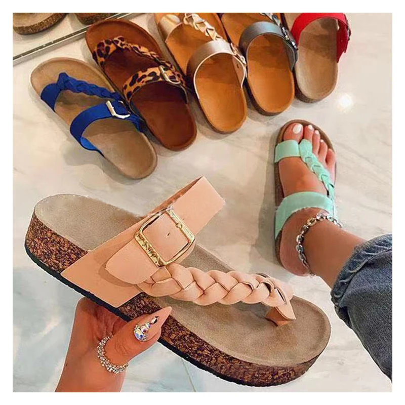

Wedges Shoes For Women High Heels Sandals Summer Shoes 2021 Flip Flop Chaussures Femme Platform Sandals Plus Size 36-43