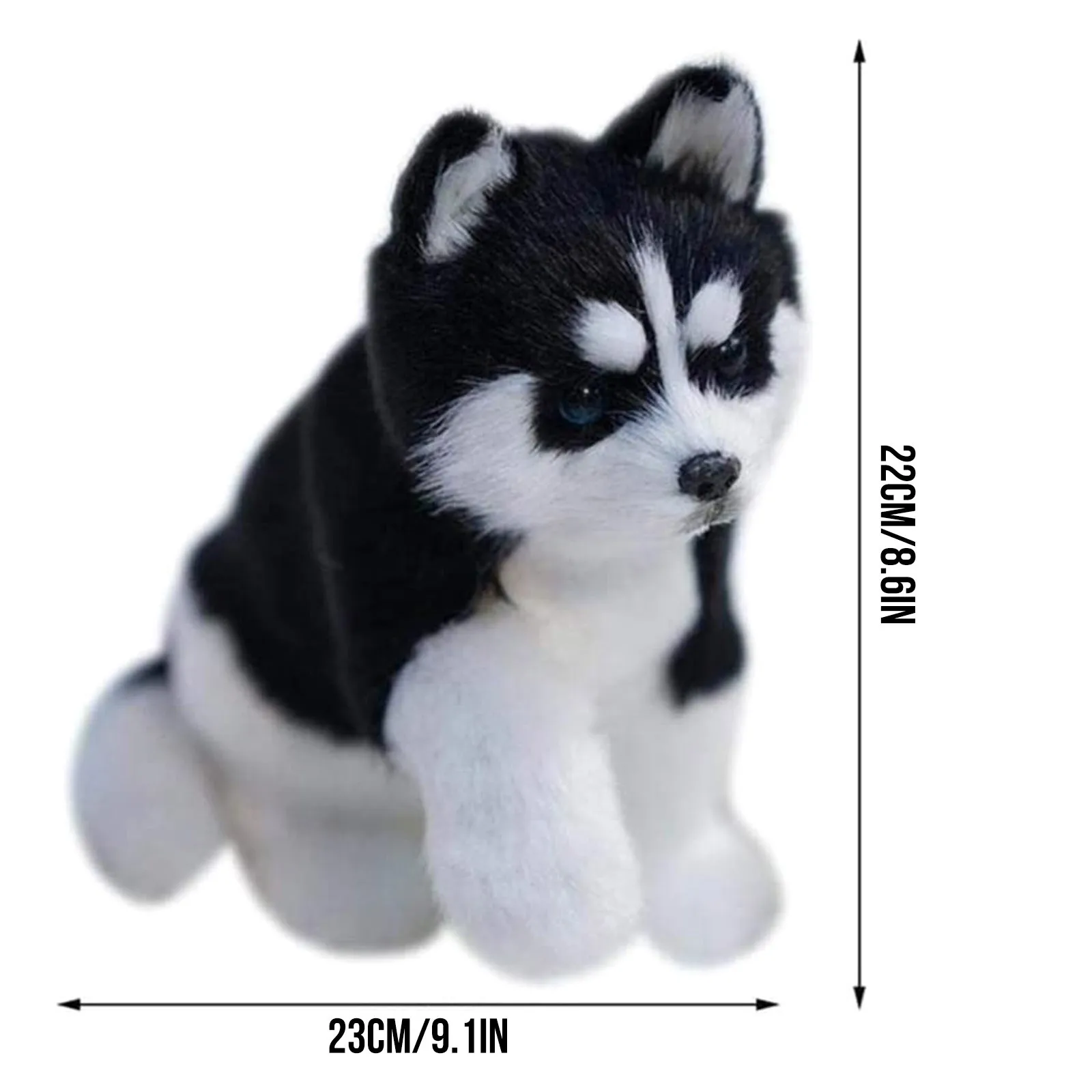 

Husky Dog Toys Plush Toys Simulation Animal Models Soft Stuffed Animal Plush Dolls Pillow Cushion Children's Gifts Decor #40