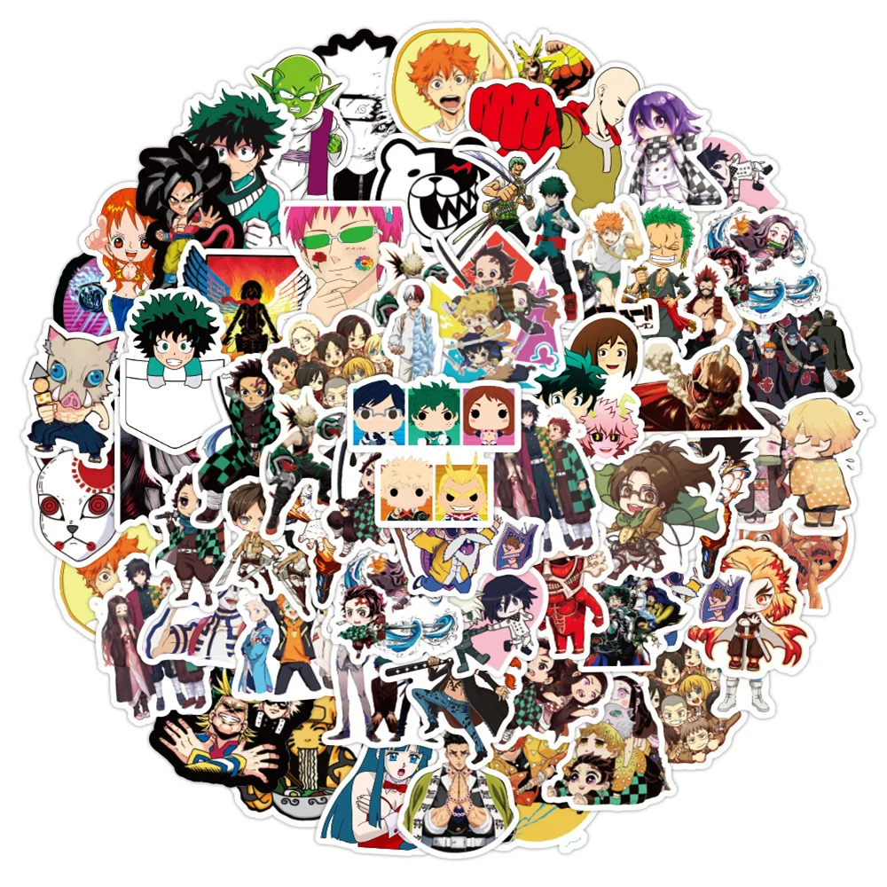 

10/30/50 шт., водонепроницаемые наклейки для ноутбука, холодильника