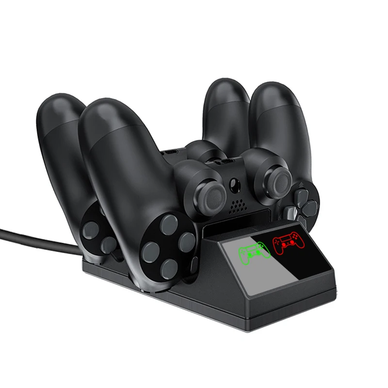 PS4 контроллер зарядное устройство USB зарядная док-станция со светодиодным