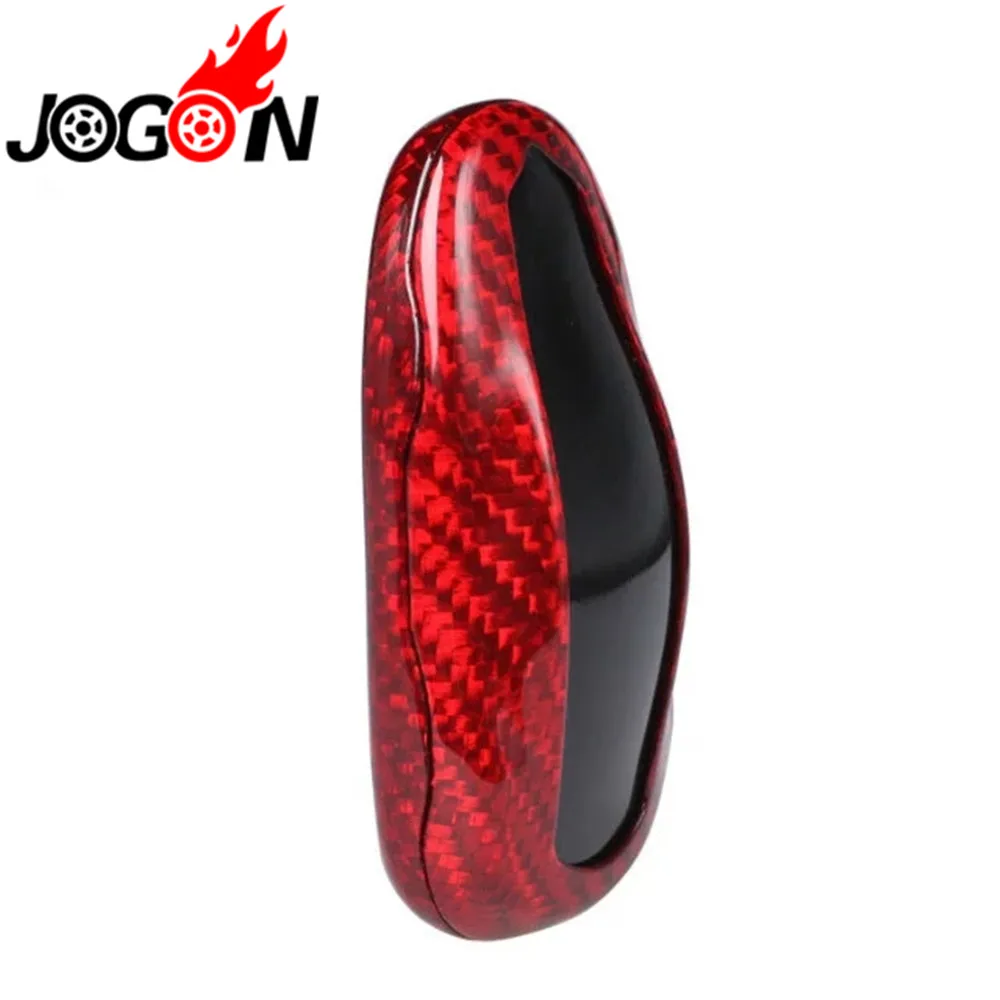 Чехол для ключа из углеродного волокна Tesla Model S 2012 2018 Red|Футляр автомобильного