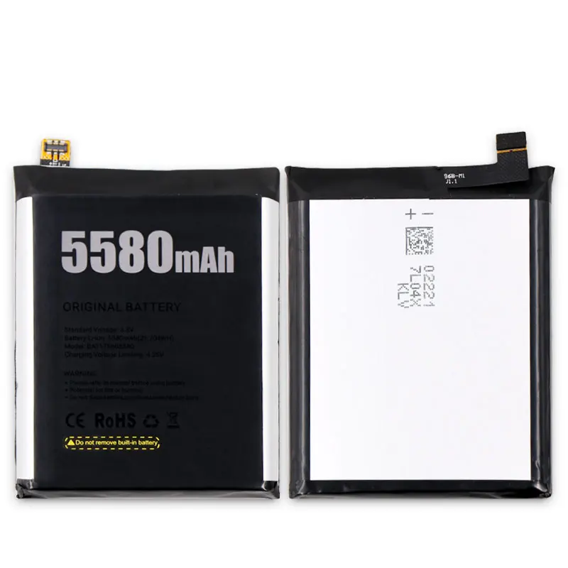 100% Новый оригинальный запасной аккумулятор Для DOOGEE S60 BAT17M15580 и BAT17S605580 5580 мАч