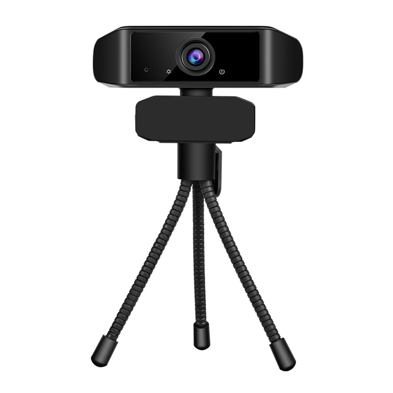 

2K USB Computer Camera with Microphone and Holder Voice Intercom HD Live Broadcast Webcam for Desktop Laptop PC Camera
