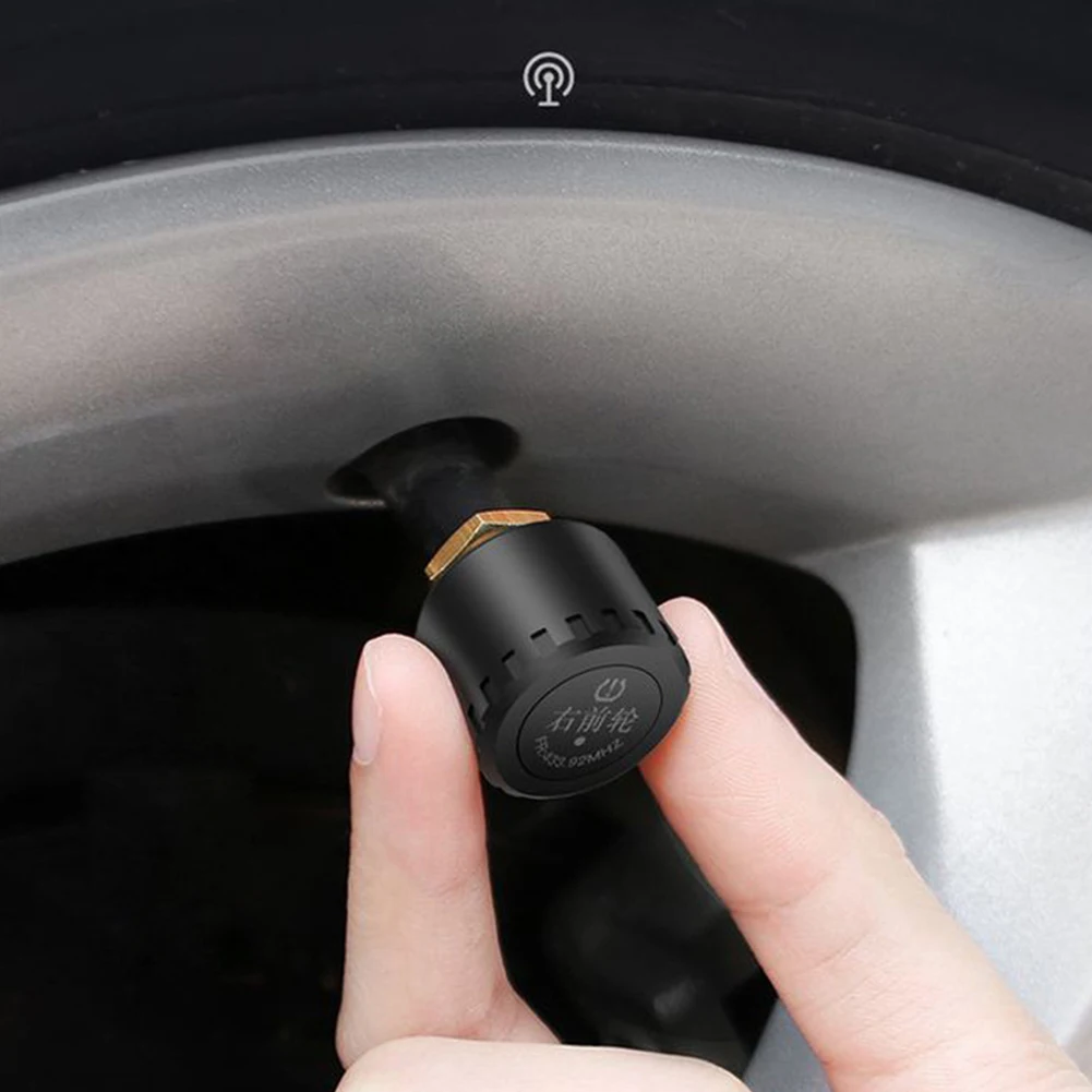 

Car TPMS Tire Pressure Monitoring System Sensors Cigarette Lighter USB port Auto Security Alarm Systems Tire Pressure
