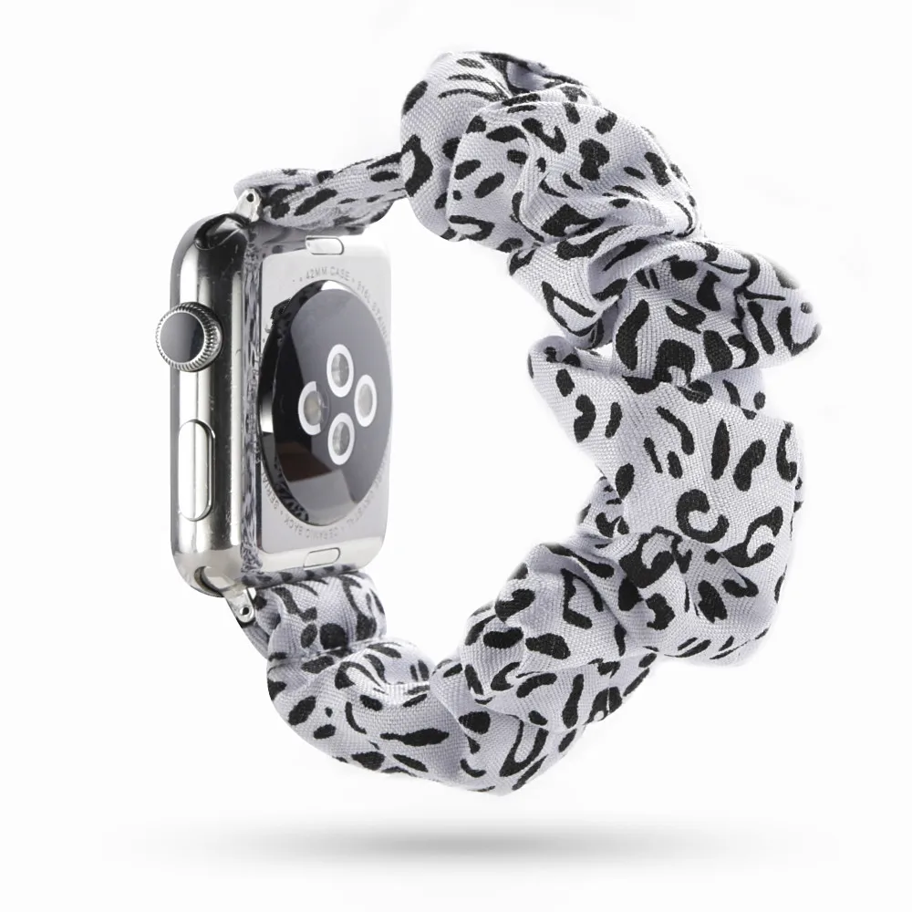 Ремешок эластичный для Apple Watch 7 41 мм 45 6 5 4 SE 40 44 сменный разноцветный браслет iwatch