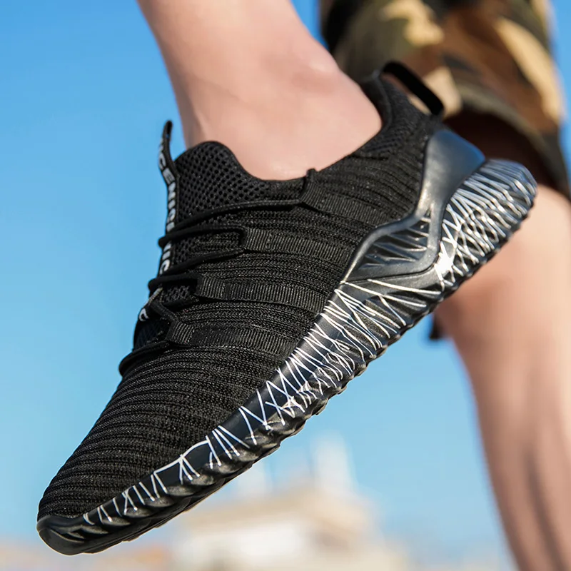 Мужская обувь для бега легкие кроссовки женщин уличная спортивная пар сетчатая