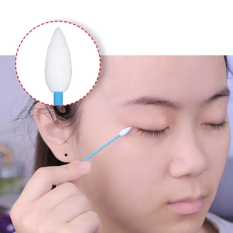 Многоразовые ватные тампоны с двумя головками для чистки лица и ушей