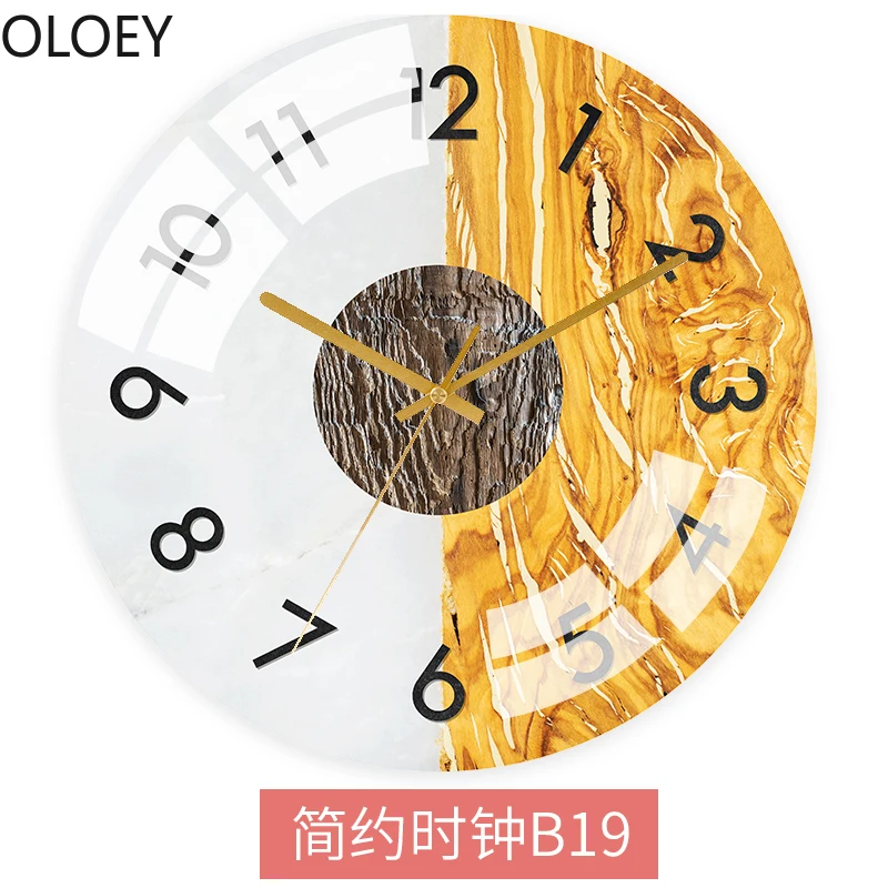 Большие настенные часы для гостиной стеклянная Скандинавская стена спальни