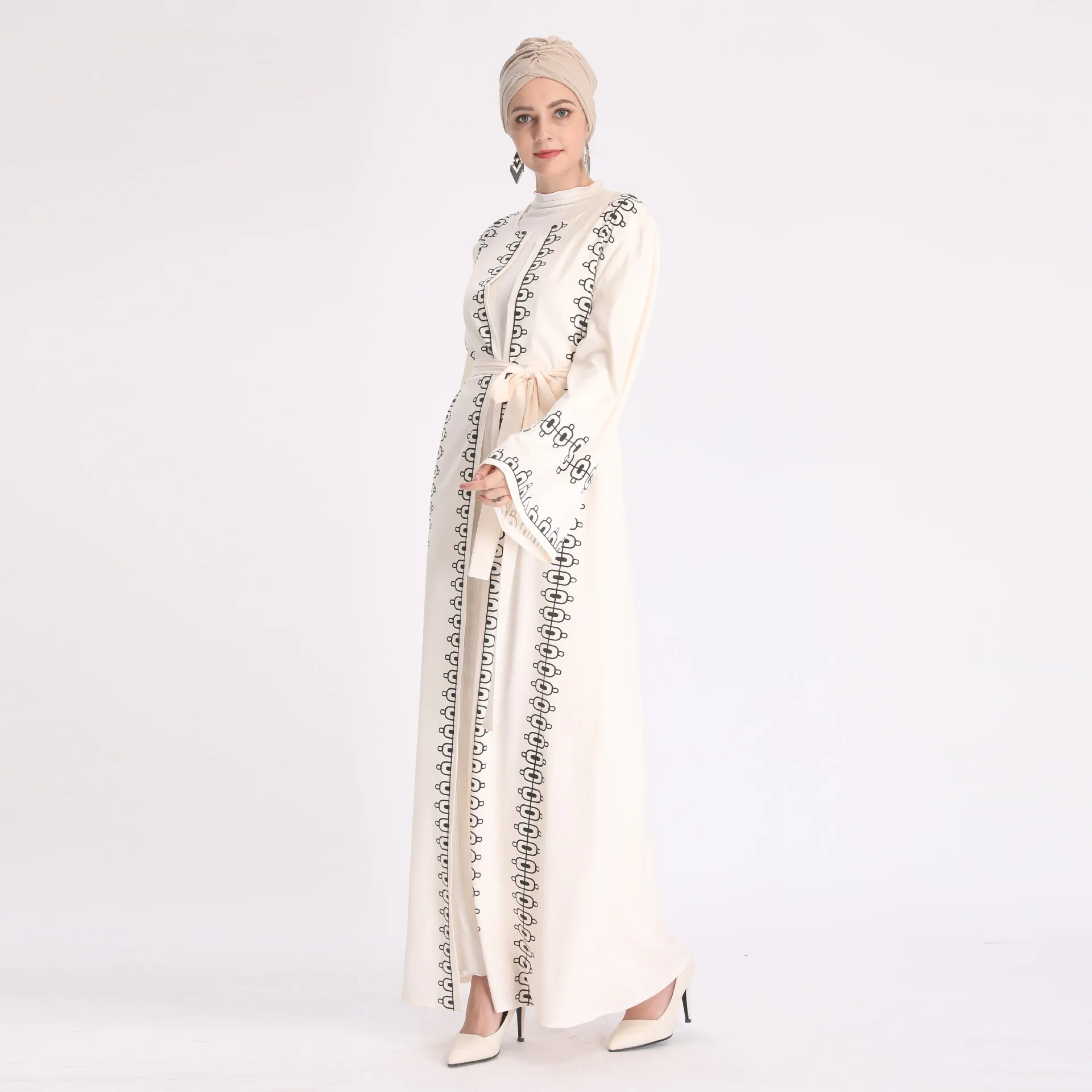 

2020 Ramadan Eid Mubarak Abaya Kimono Cardigan Turkey Hijab Muslim Dress Islamic Clothing For Women Dubai Kaftan Robe Ropa Mujer