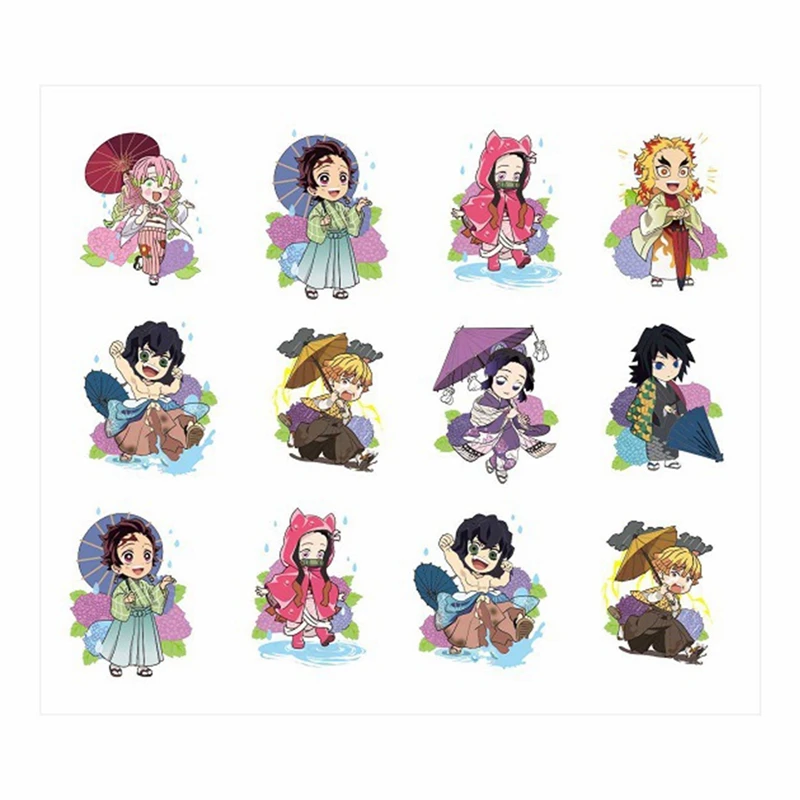 

1 Sheet Anime Demon Slayer:Kimetsu No Yaiba Kamado Tanjirou 3D Bubble Stickers Notebook Diary DIY Decor Stationery Kids Gift
