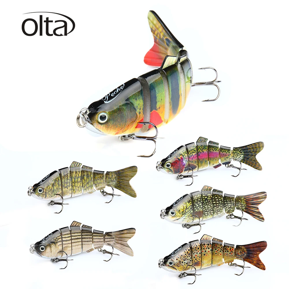 Olta 6 многофункциональные сочлененные тонущие рыболовные приманки-Воблеры