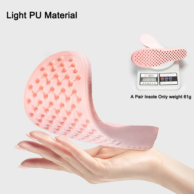 Стельки для увеличения роста женщин и мужчин мягкие дышащие вставки спортивной
