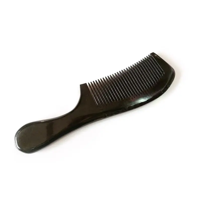 Натуральная кожа ручная работа Антистатическая расческа для волос с длинной