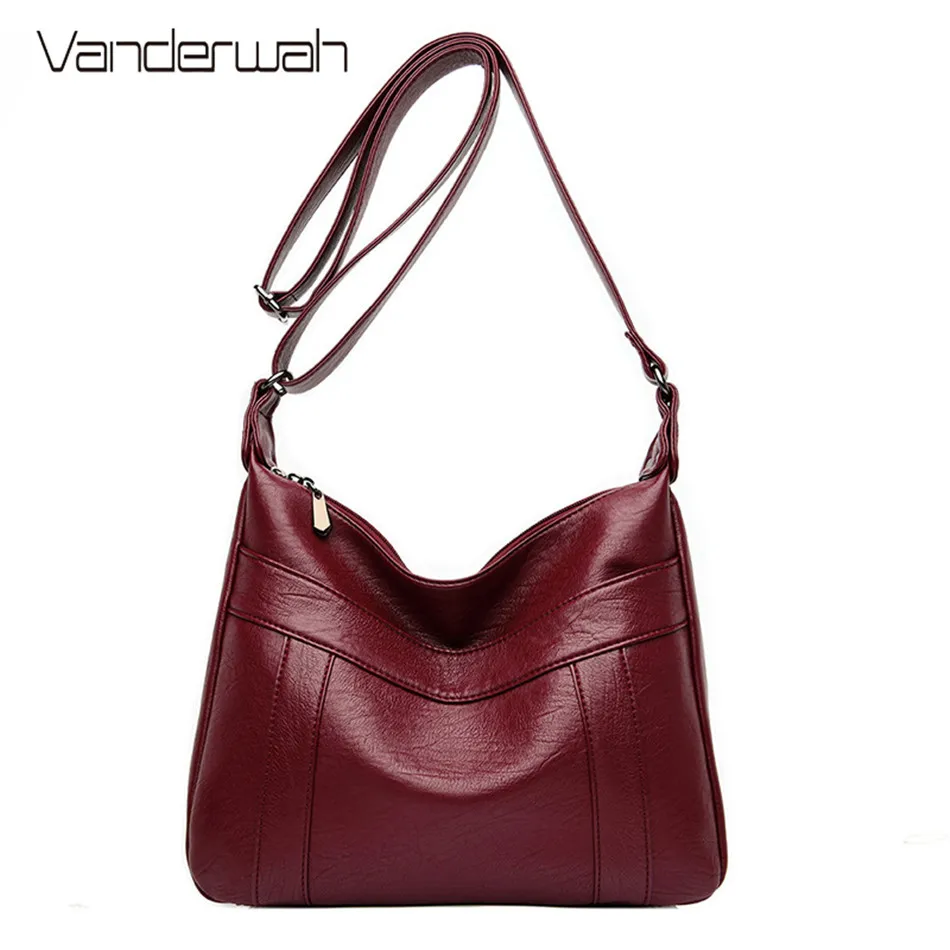 Роскошные сумки женские дизайнерские мягкие кожаные для женщин сумка мессенджер