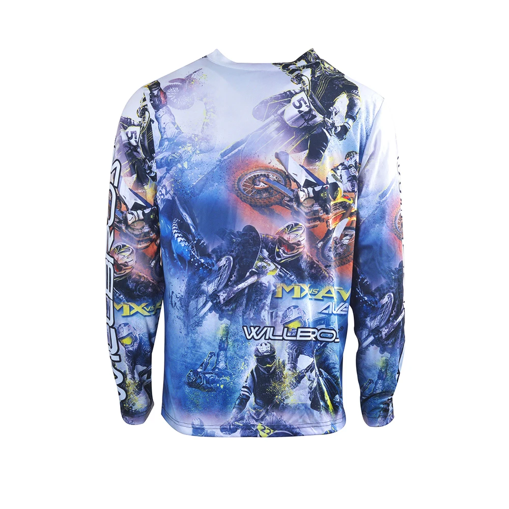 Willbros быстросохнущие мужские рубашки с длинным рукавом для мотоцикла горного