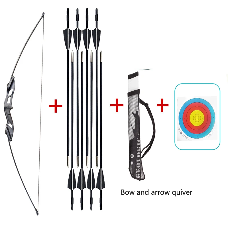 

30ibs высококачественный Рекурсивный лук и сплав прямой лук для стрельбы из лука для соревнований по стрельбе уличное Спортивное охотничье о...