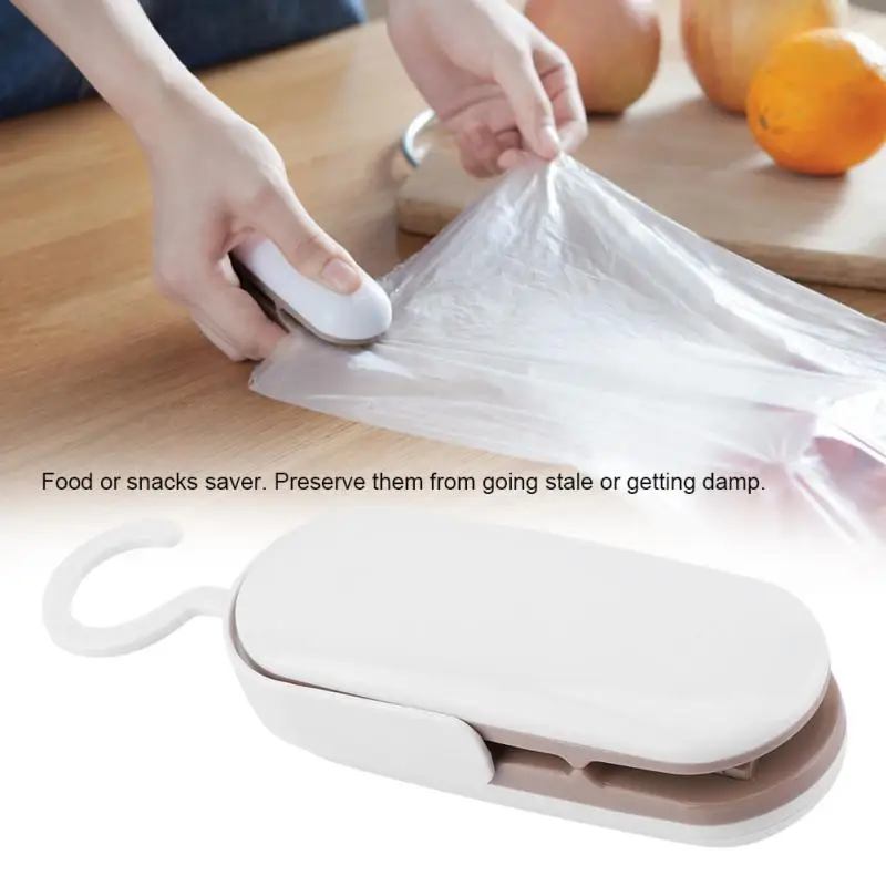 Household Appliances Mini Heat Sealing Machine for Bags Handy Heater Package Sealer Clamps Kitchen Packing Food | Бытовая техника